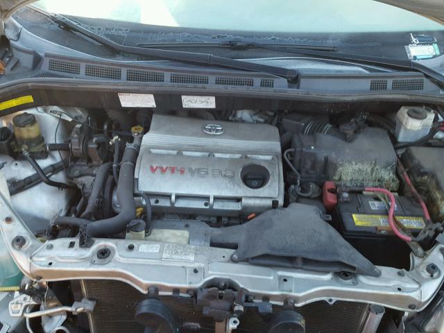 5TDZA22C35S360942 - 2005 TOYOTA SIENNA XLE SILVER photo 7