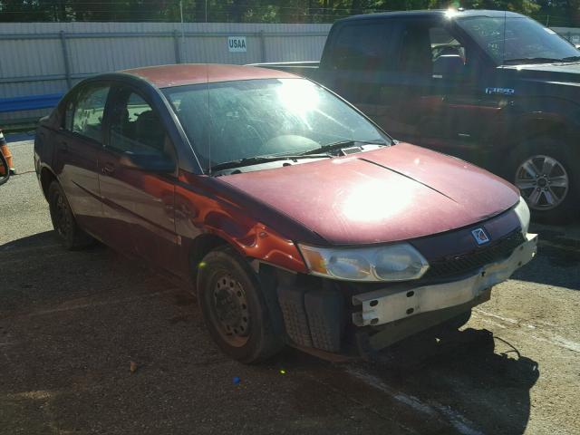 1G8AJ52F83Z186347 - 2003 SATURN ION LEVEL MAROON photo 1