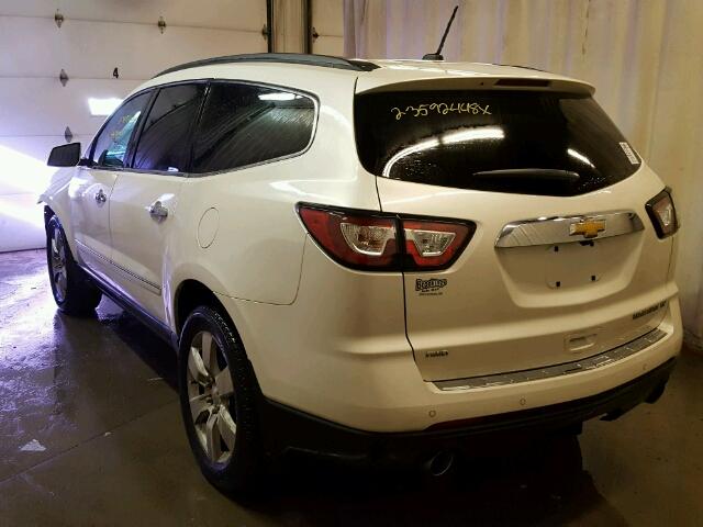 1GNKVJKD8FJ219766 - 2015 CHEVROLET TRAVERSE L WHITE photo 3