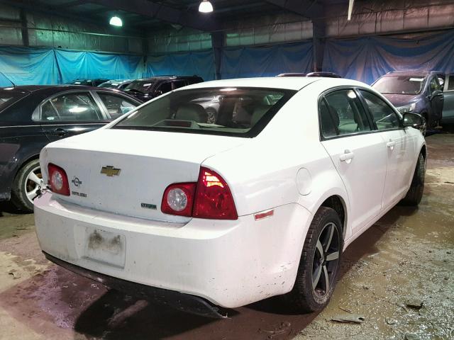 1G1ZA5EU6BF352764 - 2011 CHEVROLET MALIBU LS WHITE photo 4