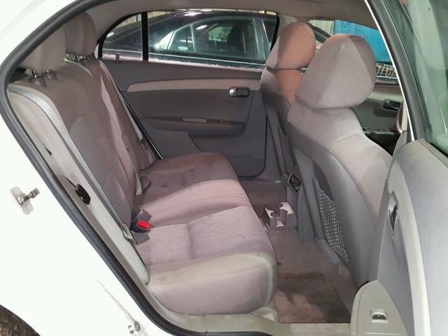 1G1ZA5EU6BF352764 - 2011 CHEVROLET MALIBU LS WHITE photo 6