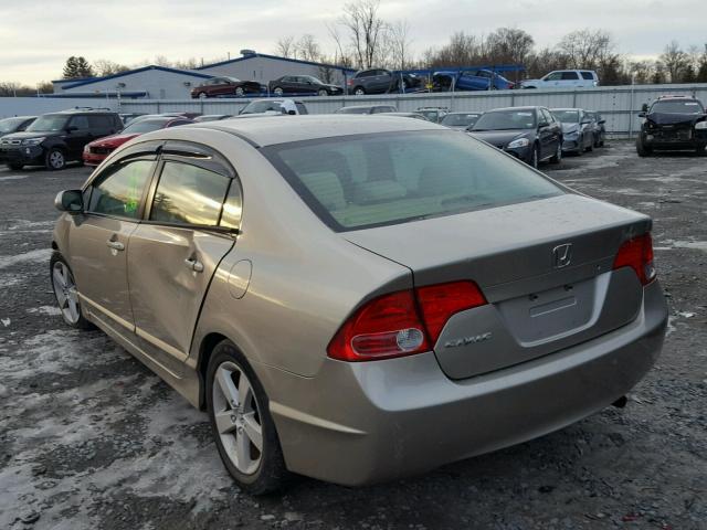 2HGFA15836H521165 - 2006 HONDA CIVIC EX TAN photo 3