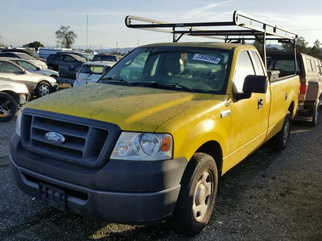 1FTRF12267KC83710 - 2007 FORD F150 YELLOW photo 2