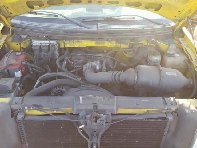 1FTRF12267KC83710 - 2007 FORD F150 YELLOW photo 7