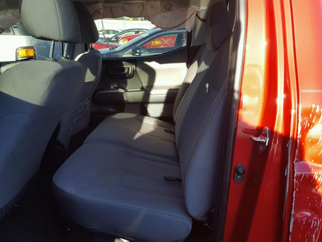 5TFCZ5AN4GX033238 - 2016 TOYOTA TACOMA DOU RED photo 6