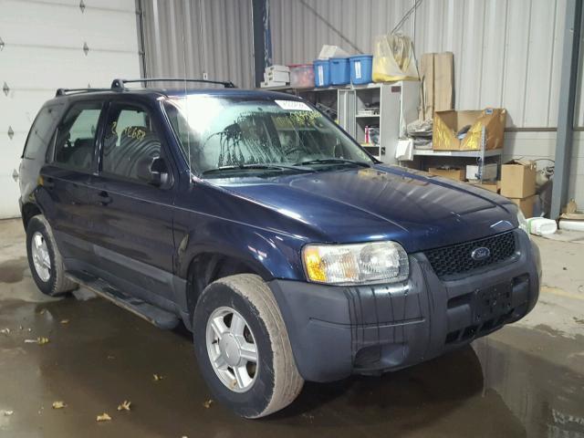 1FMYU92154DA09076 - 2004 FORD ESCAPE XLS BLUE photo 1