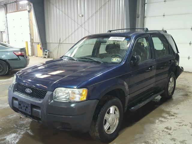 1FMYU92154DA09076 - 2004 FORD ESCAPE XLS BLUE photo 2