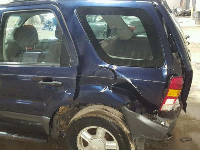 1FMYU92154DA09076 - 2004 FORD ESCAPE XLS BLUE photo 9