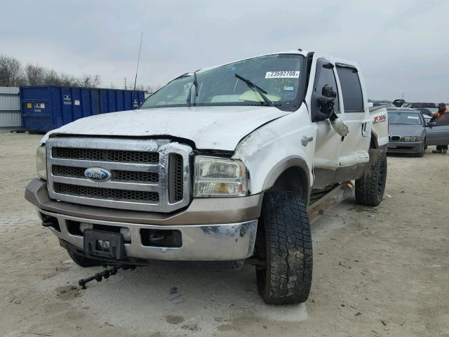 1FTSW21P66EB28494 - 2006 FORD F250 SUPER WHITE photo 2