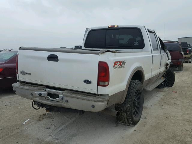 1FTSW21P66EB28494 - 2006 FORD F250 SUPER WHITE photo 4