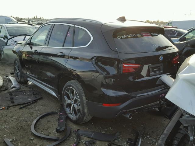 WBXHT3C38J5F90542 - 2018 BMW X1 XDRIVE2 BLACK photo 3
