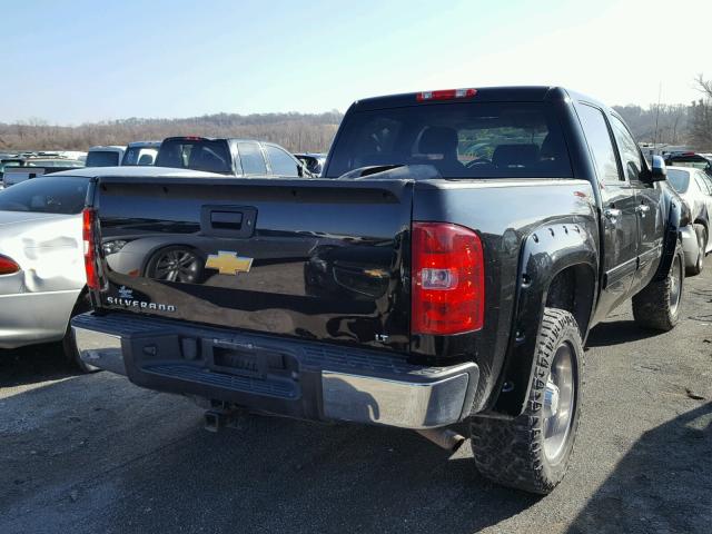 3GCPKSE74CG300604 - 2012 CHEVROLET SILVERADO BLACK photo 4