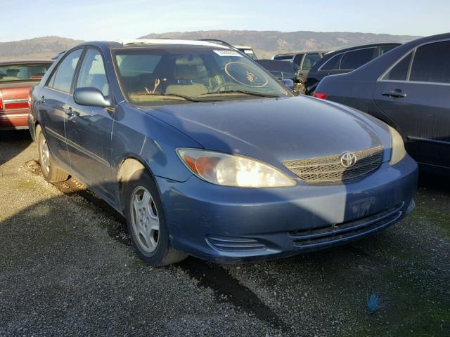 4T1BF30K63U543663 - 2003 TOYOTA CAMRY LE BLUE photo 1