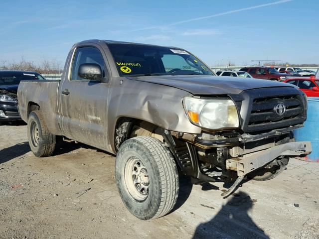 5TENX22N66Z149169 - 2006 TOYOTA TACOMA SILVER photo 1