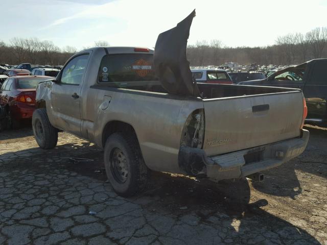 5TENX22N66Z149169 - 2006 TOYOTA TACOMA SILVER photo 3