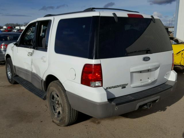 1FMFU16L73LB07051 - 2003 FORD EXPEDITION WHITE photo 3