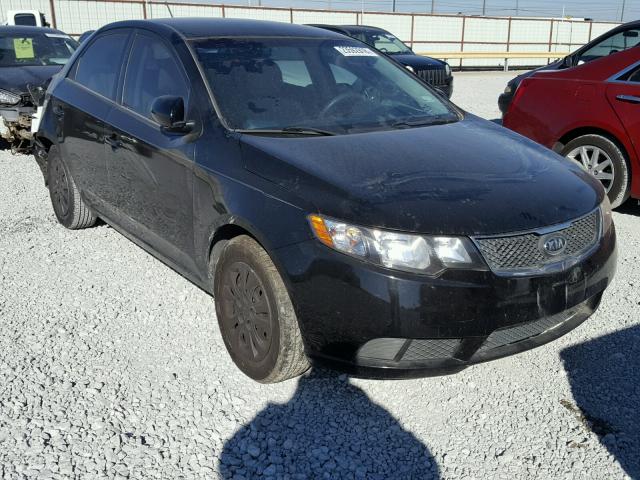 KNAFT4A25A5087470 - 2010 KIA FORTE LX BLACK photo 1