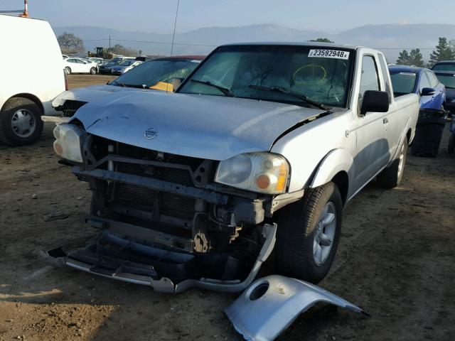 1N6DD26T94C421011 - 2004 NISSAN FRONTIER K SILVER photo 2