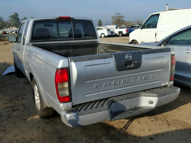 1N6DD26T94C421011 - 2004 NISSAN FRONTIER K SILVER photo 3