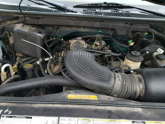 1FMRU17L5WLB74554 - 1998 FORD EXPEDITION GREEN photo 7