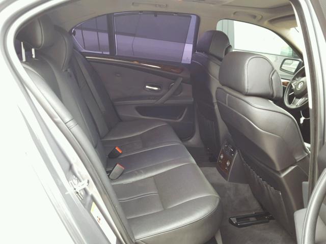 WBANW53588CT49939 - 2008 BMW 550 I GRAY photo 6