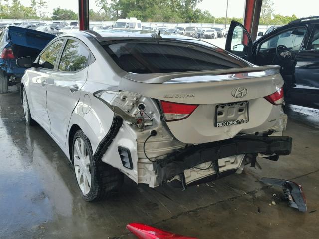 KMHDH4AE0BU157448 - 2011 HYUNDAI ELANTRA GL SILVER photo 3