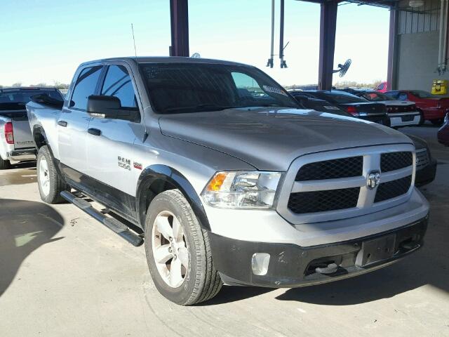 1C6RR6LT9FS639682 - 2015 RAM 1500 SLT SILVER photo 1