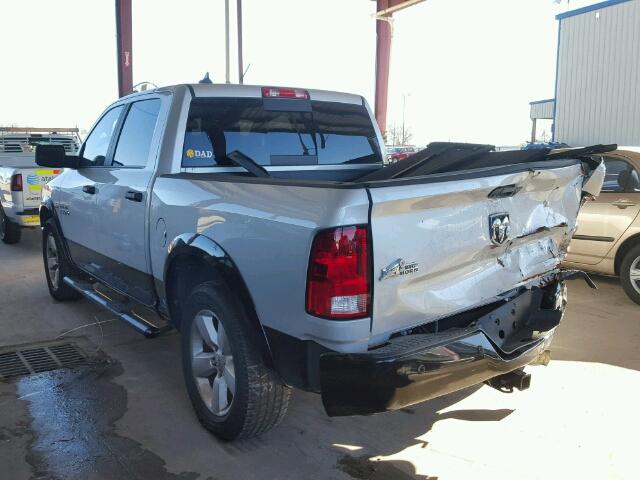 1C6RR6LT9FS639682 - 2015 RAM 1500 SLT SILVER photo 3