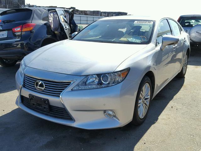 JTHBK1GG4F2199142 - 2015 LEXUS ES 350 SILVER photo 2