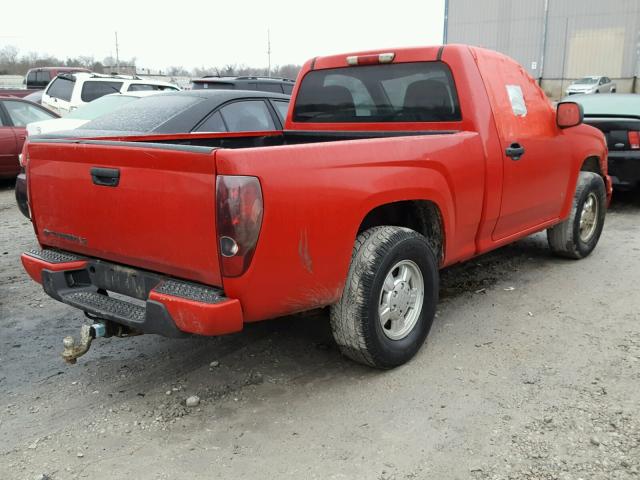 1GCCS149078134332 - 2007 CHEVROLET COLORADO RED photo 4