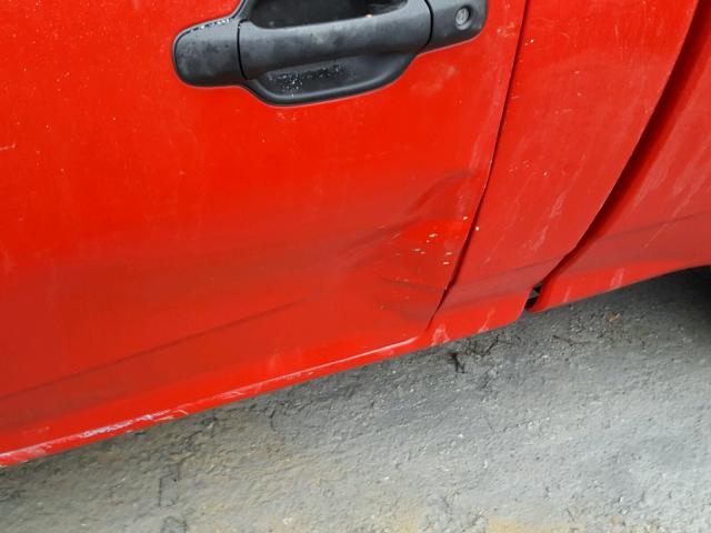 1GCCS149078134332 - 2007 CHEVROLET COLORADO RED photo 9