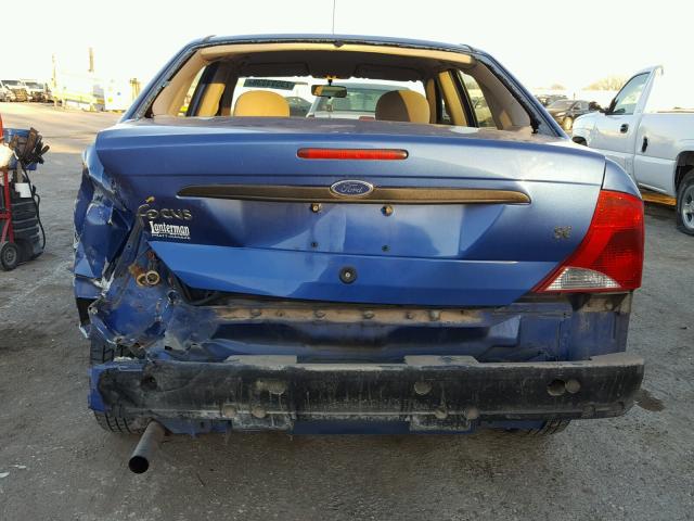 1FAFP34P63W104515 - 2003 FORD FOCUS SE BLUE photo 9