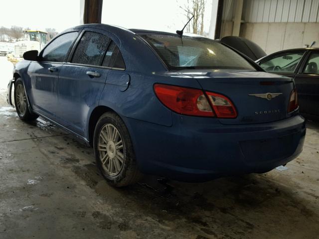 1C3LC66J08N188657 - 2008 CHRYSLER SEBRING LI BLUE photo 3