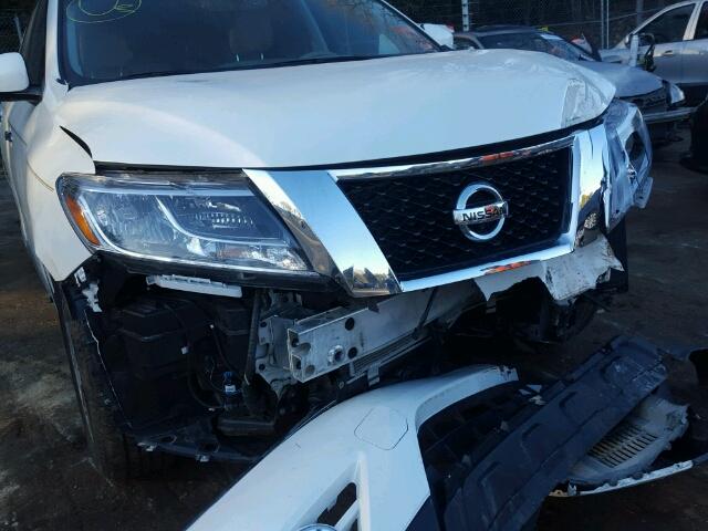 5N1AR2MM1FC709476 - 2015 NISSAN PATHFINDER WHITE photo 9