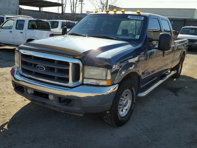 1FTNW20P74EB96413 - 2004 FORD F250 SUPER BLUE photo 2