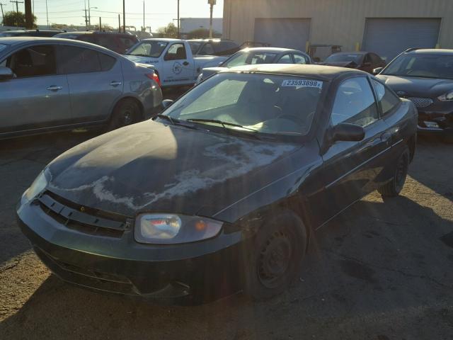 1G1JC12F247166450 - 2004 CHEVROLET CAVALIER GREEN photo 2