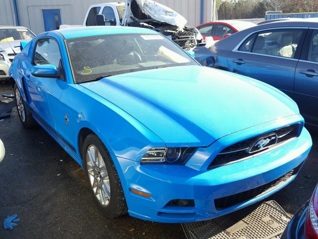 1ZVBP8AM8D5281152 - 2013 FORD MUSTANG BLUE photo 1