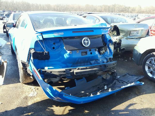 1ZVBP8AM8D5281152 - 2013 FORD MUSTANG BLUE photo 3