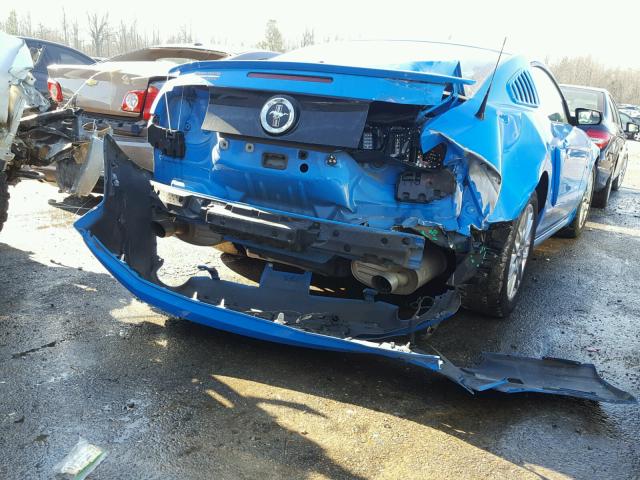 1ZVBP8AM8D5281152 - 2013 FORD MUSTANG BLUE photo 4