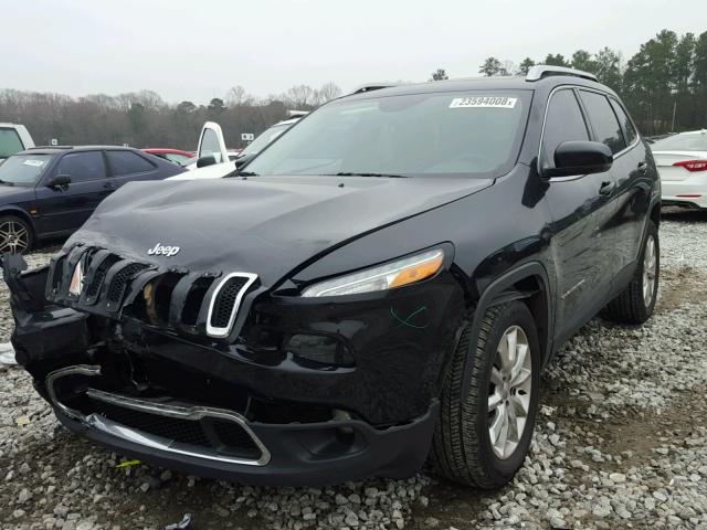 1C4PJLDB9FW580332 - 2015 JEEP CHEROKEE L BLACK photo 2