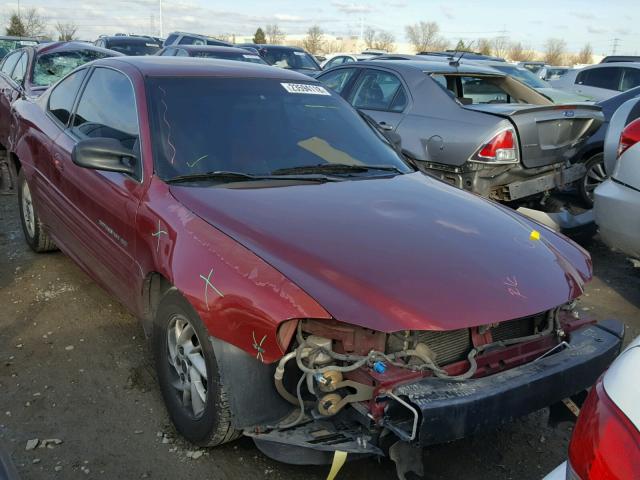 1G2NF12E71M626372 - 2001 PONTIAC GRAND AM S RED photo 1