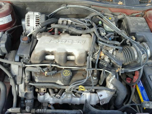 1G2NF12E71M626372 - 2001 PONTIAC GRAND AM S Qırmızı foto 7