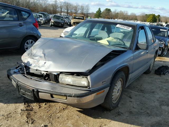 2G4WD54L3M1817016 - 1991 BUICK REGAL LIMI GRAY photo 2