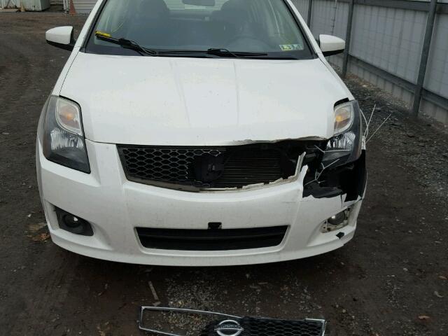 3N1AB6AP7BL658923 - 2011 NISSAN SENTRA 2.0 WHITE photo 9