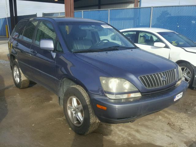 JT6GF10U0Y0076469 - 2000 LEXUS RX 300 BLUE photo 1