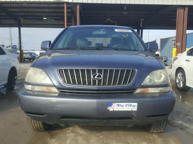 JT6GF10U0Y0076469 - 2000 LEXUS RX 300 BLUE photo 9