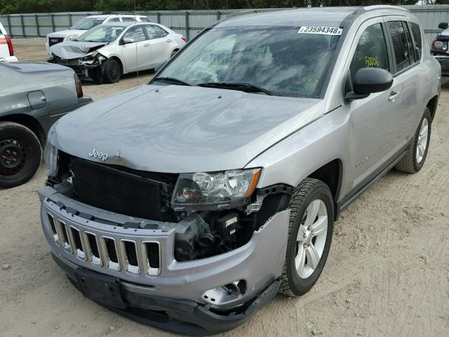 1C4NJDBB7GD741564 - 2016 JEEP COMPASS SP SILVER photo 2