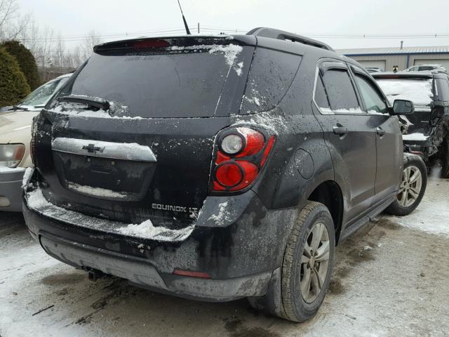 2GNFLNEK8C6208199 - 2012 CHEVROLET EQUINOX LT BLACK photo 4