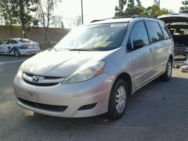 5TDZA23C96S412736 - 2006 TOYOTA SIENNA CE GRAY photo 2