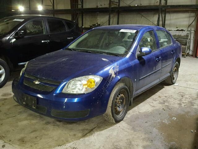 1G1AL55F377147686 - 2007 CHEVROLET COBALT LT BLUE photo 2